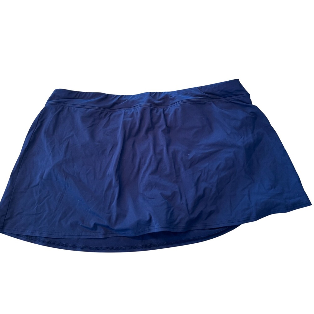 Lands End Womens Skirt Swim Blue Size 20W Beach Summer modest plus size